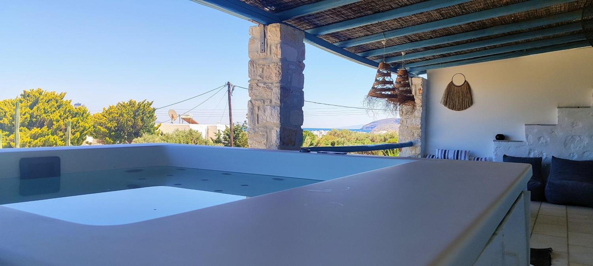 Island Magic - Seaview Villa With Jacuzzi Pool 安倍拉斯 外观 照片